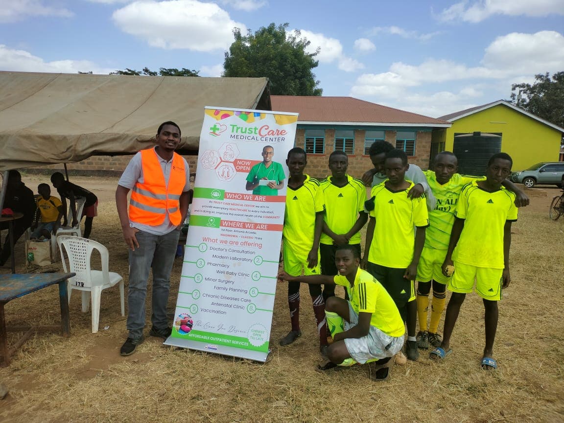 Community health education session with local residents